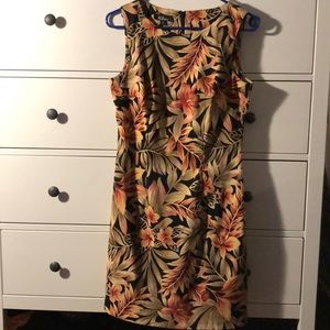 AGB floral shift dress